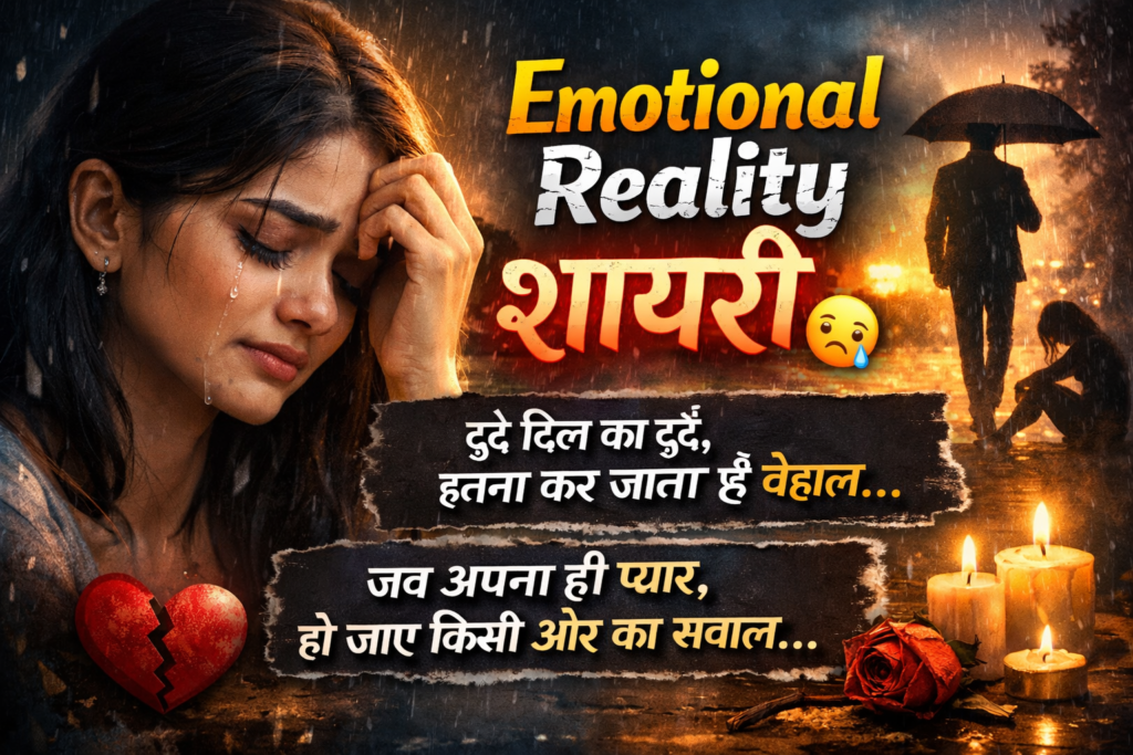Emotional Reality Shayari